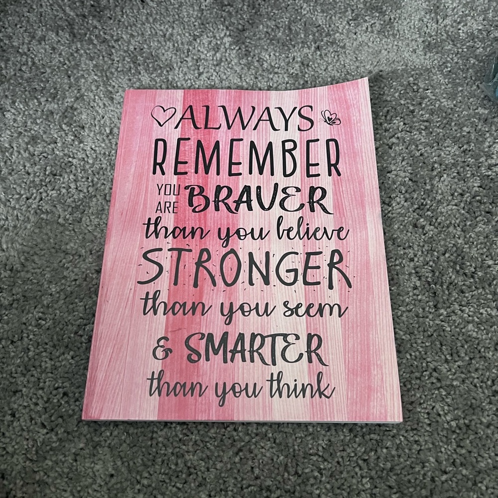 Positive thinking journal!